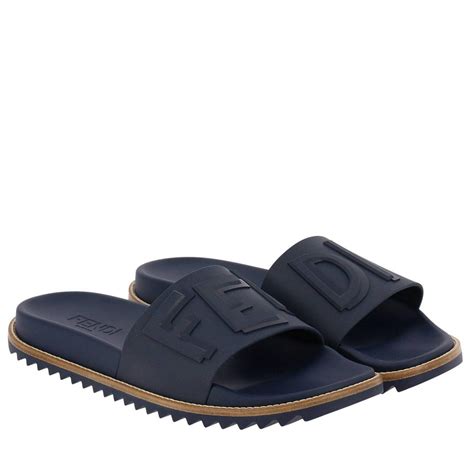 flip flop fendi men|fendi denim slides.